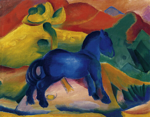 Cavalo Pequeno Azul – Franz Marc Franz Marc Artemis Reproduction