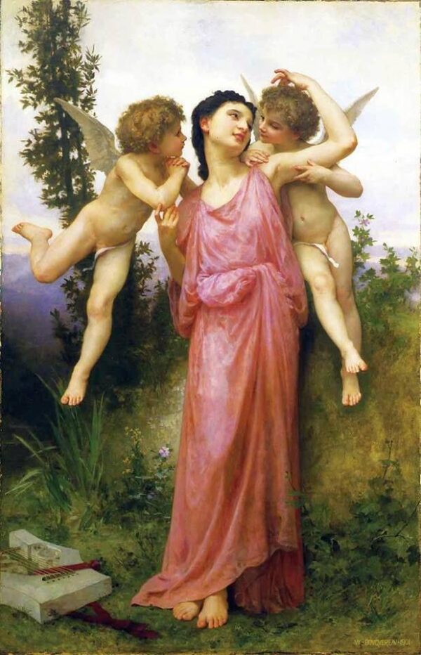 Pensamentos ternos – William Bouguereau William Bouguereau Artemis Reproduction