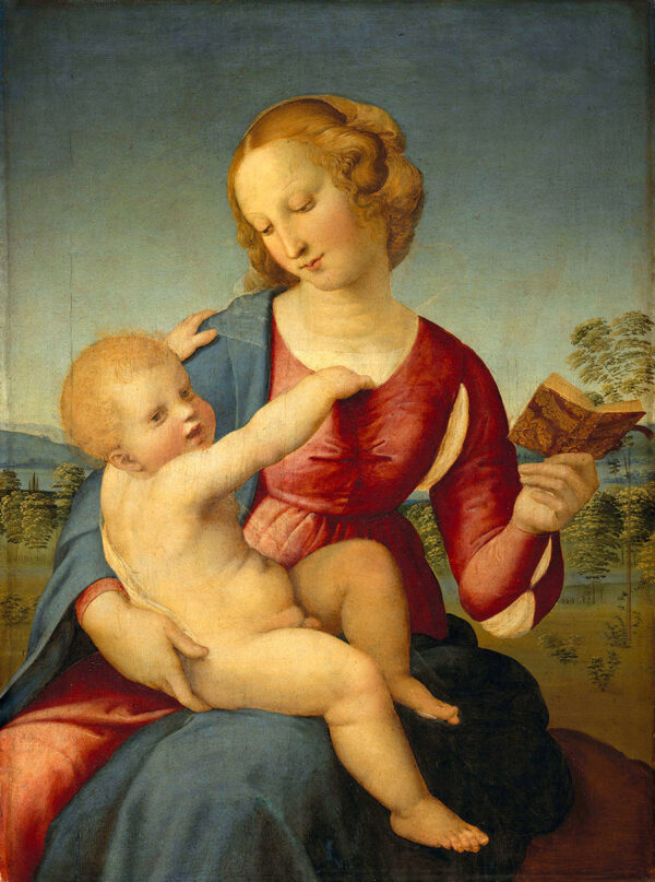 A Virgem e o Menino – Rafael (pintor) Rafael Sanzio Artemis Reproduction