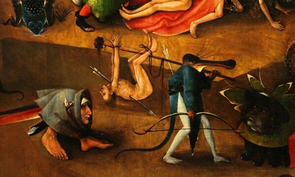 O Juízo Final, painel central, detalhe 3 – Jérôme Bosch Hieronymus Bosch Artemis Reproduction