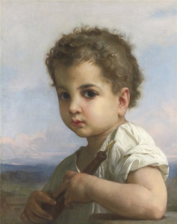 Flautista – William Bouguereau William Bouguereau Artemis Reproduction