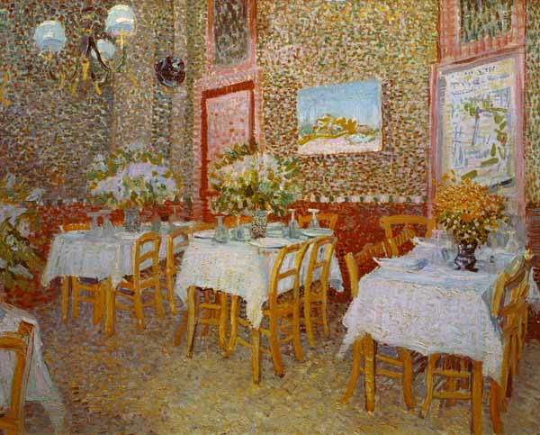 Interior de um restaurante – Vincent van Gogh Vincent Van Gogh Artemis Reproduction