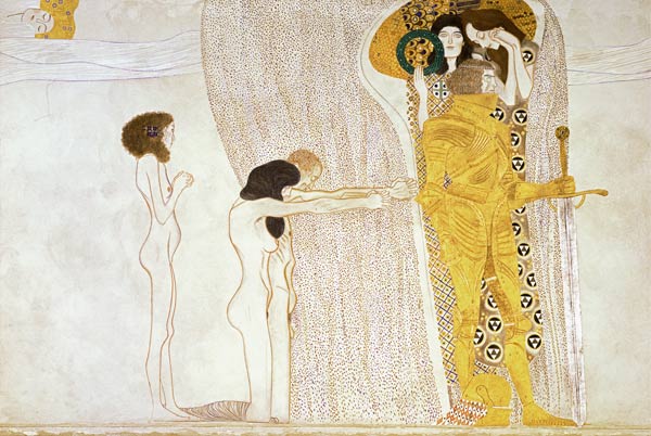 Beethoven-Fries: a exigência após a chance – Gustav Klimt Gustav Klimt Artemis Reproduction