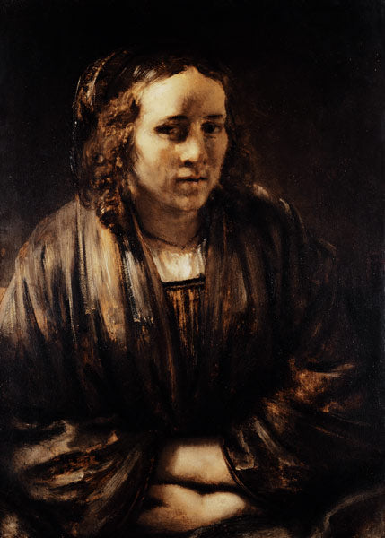 Retrato de Hendrickje Stoffels – Rembrandt van Rijn Rembrandt van Rijn Artemis Reproduction