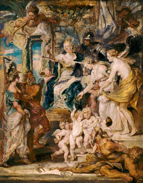 O governo feliz da rainha, esboço do ciclo Médicis – Peter Paul Rubens Peter Paul Rubens Artemis Reproduction