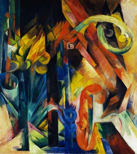 Floresta com esquilos – Franz Marc Franz Marc Artemis Reproduction