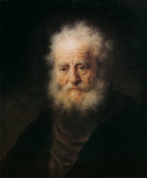 Cabeça de Estudo de uma Pessoa Idosa – Rembrandt van Rijn Rembrandt van Rijn Artemis Reproduction