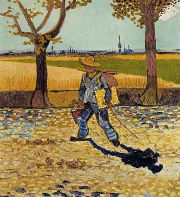 O pintor a caminho do trabalho – Van Gogh Vincent Van Gogh Artemis Reproduction