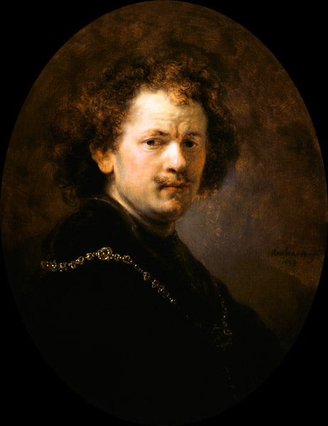 Auto-retrato com a cabeça descoberta – Rembrandt van Rijn Rembrandt van Rijn Artemis Reproduction