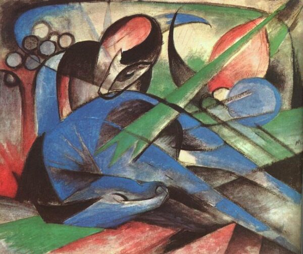 Cavalo sonhador – Franz Marc Franz Marc Artemis Reproduction