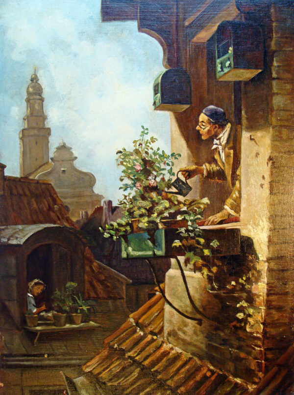 A Câmara Sob o Telhado – Carl Spitzweg Carl Spitzweg Artemis Reproduction