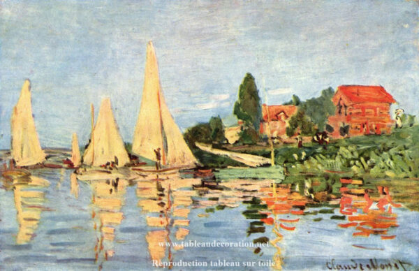 Regatas em Argenteuil – Claude Monet Claude Monet Artemis Reproduction