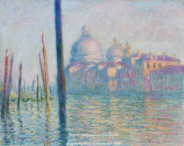 O Grande Canal – Pintura de Monet em Veneza Claude Monet Artemis Reproduction