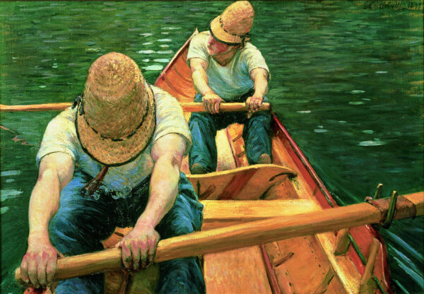 Canôes remando no Yerres – Caillebotte Gustave Caillebotte Artemis Reproduction