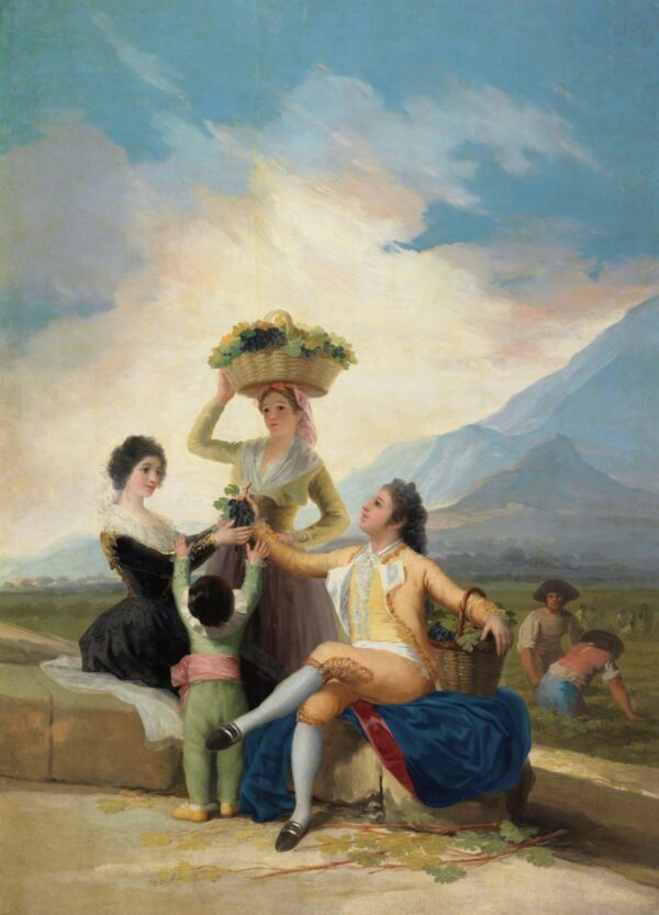 As vindimas – Francisco de Goya Francisco de Goya Artemis Reproduction