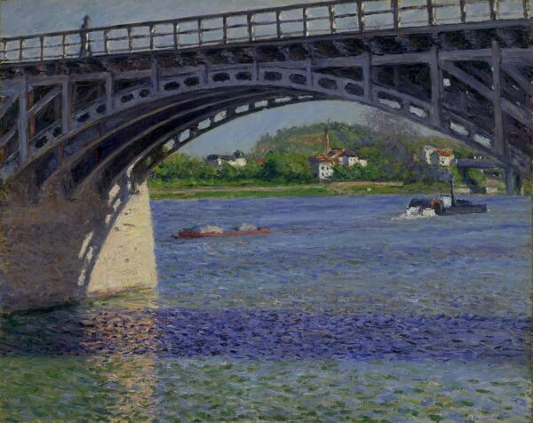 A ponte de Argenteuil – Caillebotte Gustave Caillebotte Artemis Reproduction