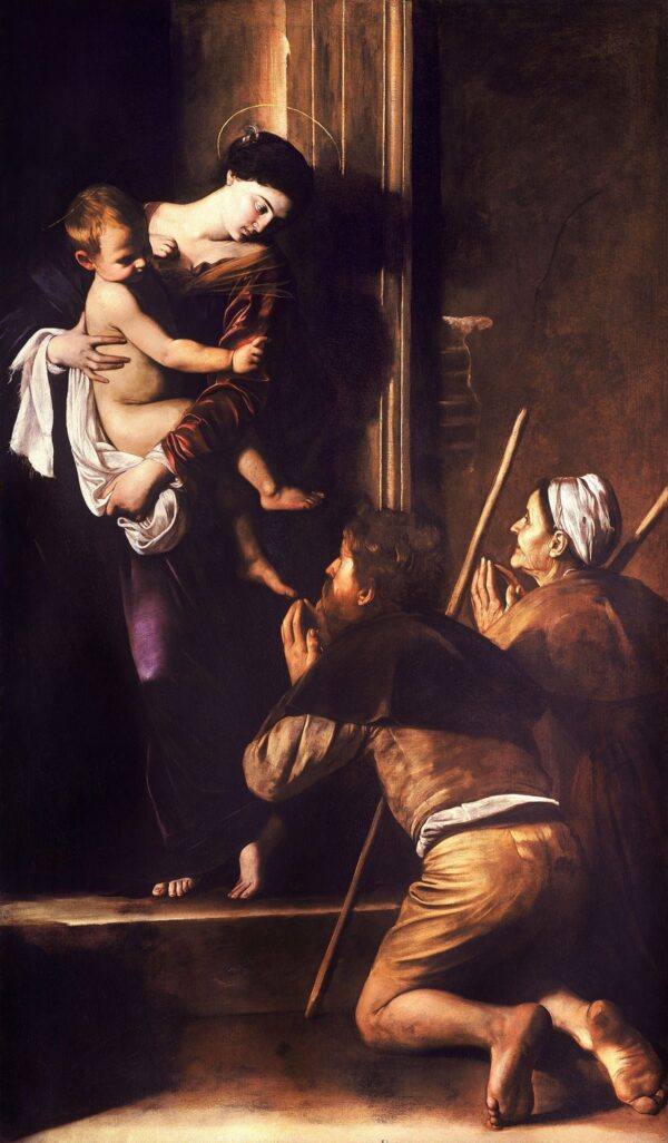 A Madona dos Peregrinos – Caravaggio Caravaggio Artemis Reproduction