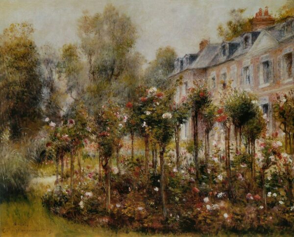 A roseira em Wargemont, 1879 – Pierre-Auguste Renoir Pierre-Auguste Renoir Artemis Reproduction