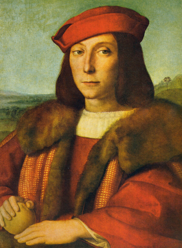 Retrato de juventude de Francesco della Rovere com uma maçã – Raphaël (pintor) Rafael Sanzio Artemis Reproduction