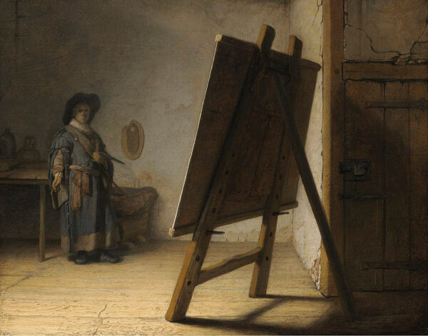 O Pintor em seu Ateliê – Rembrandt van Rijn Rembrandt van Rijn Artemis Reproduction