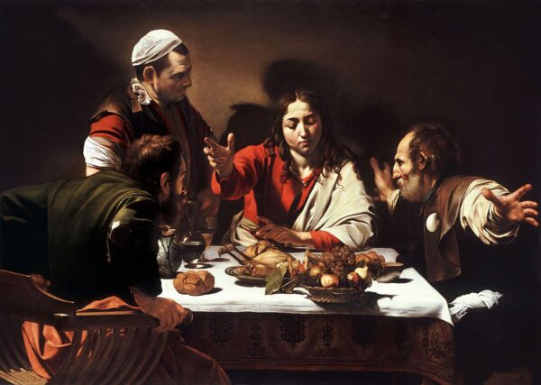 O Jantar em Emaús – Caravaggio Caravaggio Artemis Reproduction