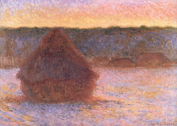 Moenda, pôr do sol, inverno – Claude Monet Claude Monet Artemis Reproduction