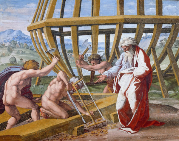 A construção da arca – Raphaël (pintor) Rafael Sanzio Artemis Reproduction