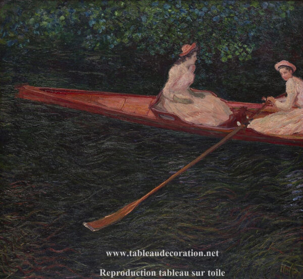 Em canoa no Epte – Quadro de Monet Claude Monet Artemis Reproduction