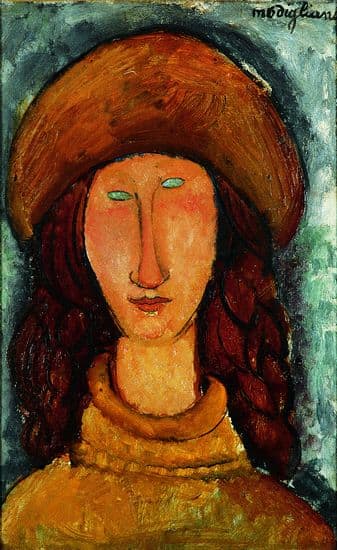 Jeanne Hebuterne de suéter – Amadeo Modigliani Artemis Reproduction