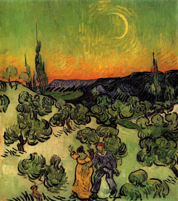 Passagem à Luz da Lua – Van Gogh Vincent Van Gogh Artemis Reproduction