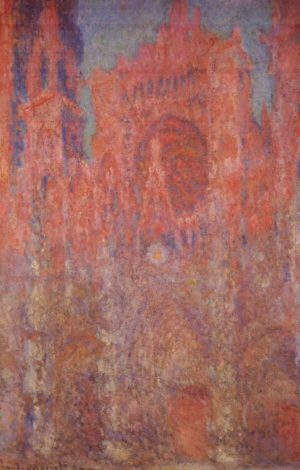 A Catedral de Rouen. Fachada (W1328) – Claude Monet Claude Monet Artemis Reproduction