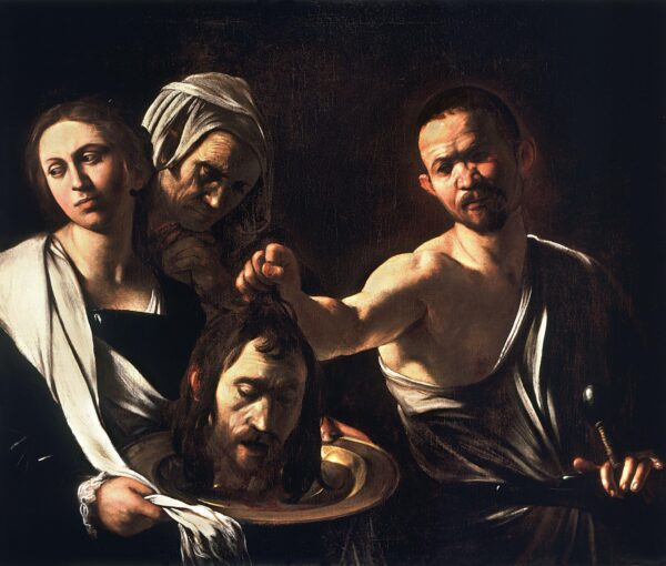 Salomé recebe a cabeça de São João Batista – Caravaggio Caravaggio Artemis Reproduction