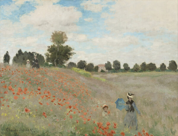 Os Papoulas – Claude Monet: Uma Reprodução de Arte Excepcional Claude Monet Artemis Reproduction