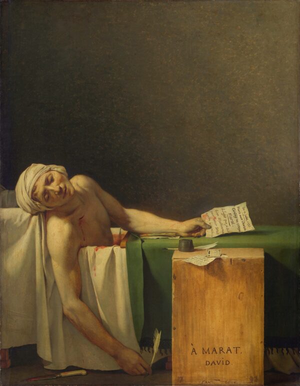 A morte de Marat – Jacques-Louis David Jacques-Louis David Artemis Reproduction