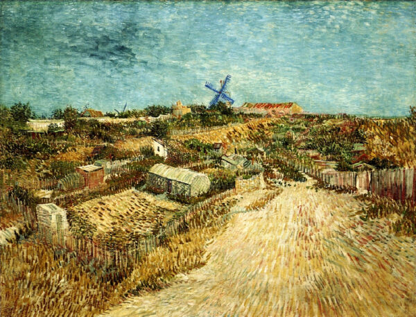 Jardins de hortas de Montmartre – Van Gogh Vincent Van Gogh Artemis Reproduction