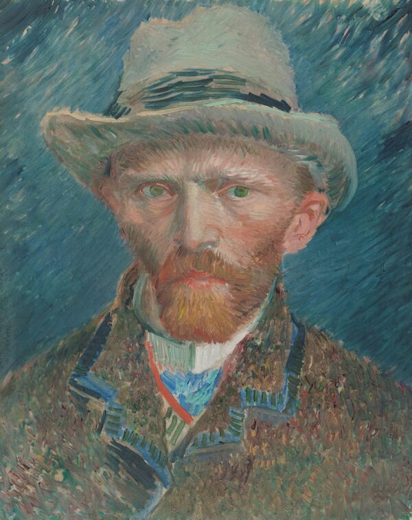 Autorretrato, 1886 – Van Gogh Série de autorretratos de Vincent van Gogh Artemis Reproduction