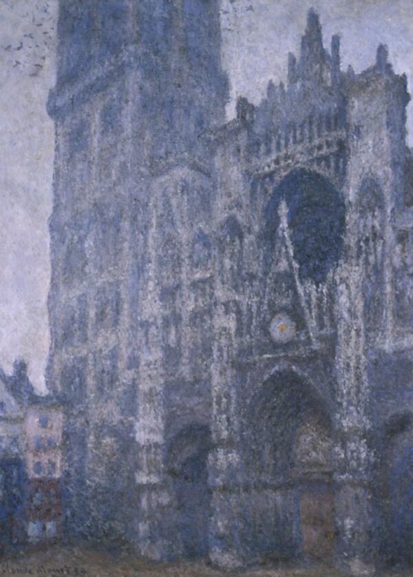 A Catedral de Rouen. O Portal e a Torre de Albane. Tempo Cinza (W1345) – Claude Monet Claude Monet Artemis Reproduction