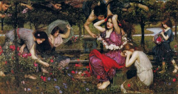 Flora e os Zéfiros – John William Waterhouse John William Waterhouse Artemis Reproduction