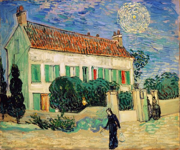 A Casa Branca, à Noite – Van Gogh Vincent Van Gogh Artemis Reproduction