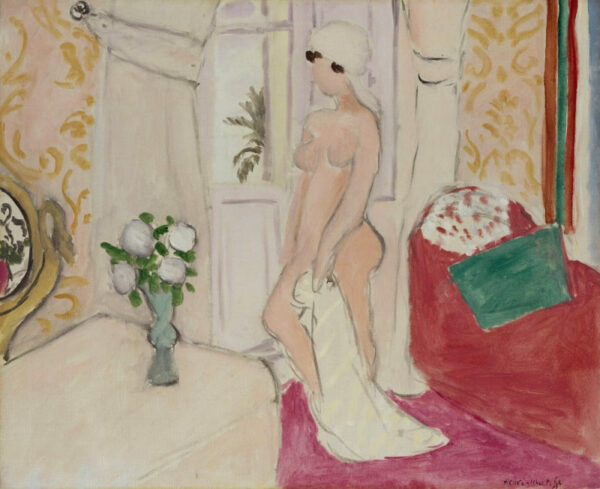 A jovem mulher e o vaso de flores – Matisse Henri Matisse Artemis Reproduction