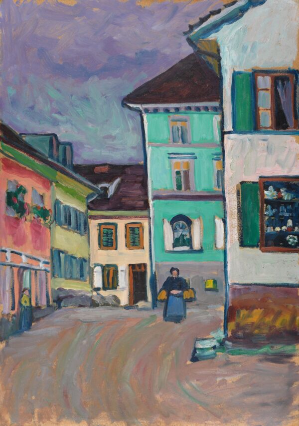 Murnau no topo da Johannisstrasse – Vassily Kandinsky Wassily Kandinsky Artemis Reproduction