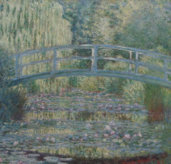 O Lago das Ninféias, harmonia verde – Claude Monet “Os Nenúfares” de Claude Monet Artemis Reproduction