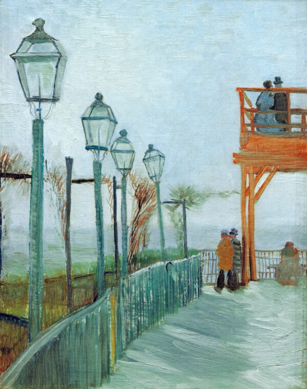 Terraço e Ponto de Observação no Moulin de Blute-Fin, Montmartre – Van Gogh Vincent Van Gogh Artemis Reproduction