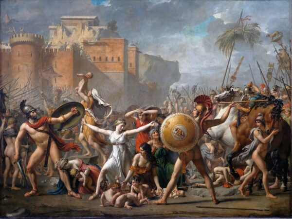 A intervenção das Sabinas – Jacques-Louis David Jacques-Louis David Artemis Reproduction