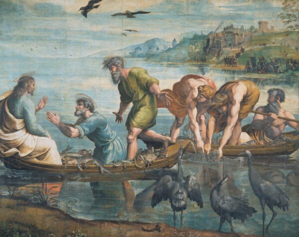 O sorteio miraculoso dos peixes – Raphaël (pintor) Rafael Sanzio Artemis Reproduction