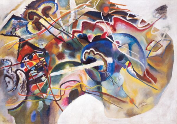 Pintura com uma borda branca – Vassily Kandinsky Wassily Kandinsky Artemis Reproduction