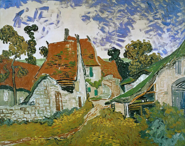 Rua da Vila em Auvers – Van Gogh Vincent Van Gogh Artemis Reproduction