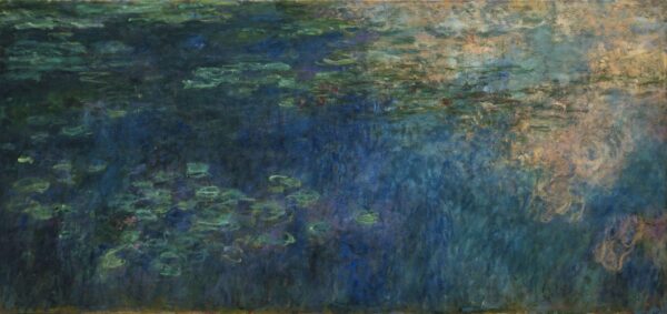 Reflexões de nuvens sobre o lago de nenúfares – Claude Monet Claude Monet Artemis Reproduction