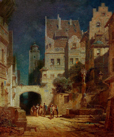 Serenata ao Luar – Carl Spitzweg Carl Spitzweg Artemis Reproduction