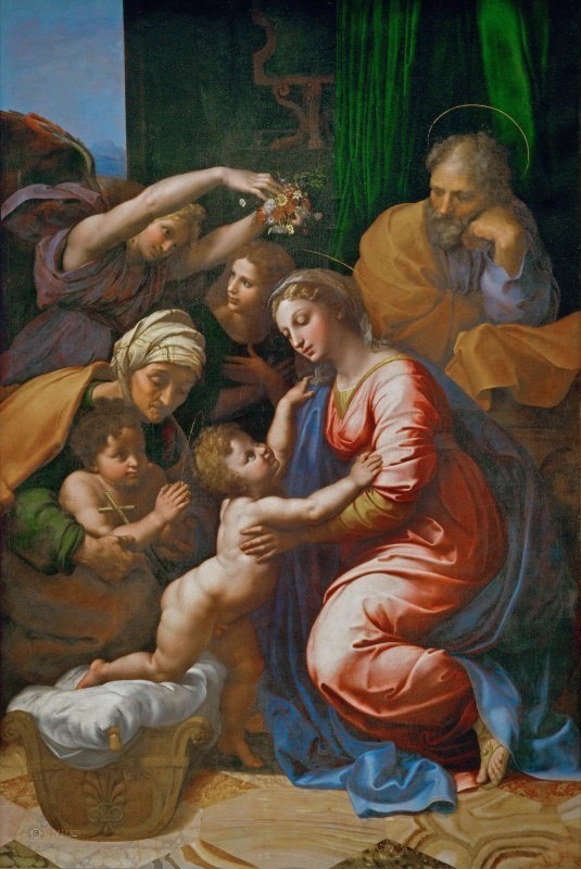 A grande santa família de Francisco I – Rafael (pintor) Rafael Sanzio Artemis Reproduction